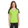 thumbnail image 1 of SPORT-TEK Camiseta con cuello en V y manga competidora para mujer F20 deporte-tek LST354, 1 of 1