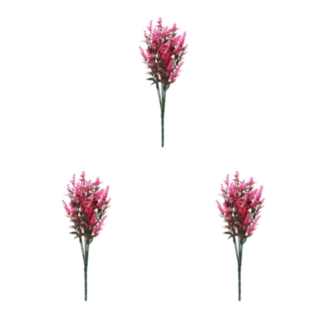 mmirethe 2x Artificial Plant And Wide Range Of Uses For Any Space Realistic pink 3Set