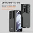 thumbnail image 4 of Compatible Ultra Slim Case for Samsung Galaxy Z Fold 5 Case with Slide Camera Cover Protection & Screen Protector,Shockproof Protective Bumper Light Case for Galaxy Z Fold 5 Phone Case Men Black, 4 of 7