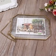 thumbnail image 3 of Octagon Floating Hanging Photo Frame Metal Glass Portrait Picture Plant Specimen, 3 of 9