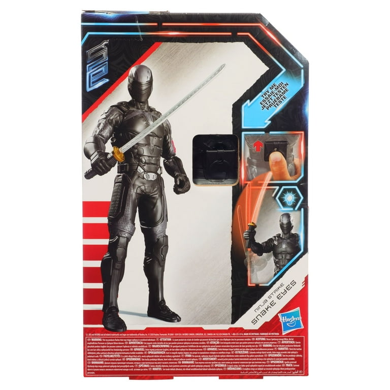 Snake Eyes: G.I. Joe Origins Ninja Strike Snake Eyes Collectible 12-Inch  Action Figure