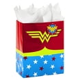 thumbnail image 1 of Hallmark Bolsa de regalo grande de Wonder Woman de 13.0 in con papel de seda para cumpleaños, día de la madre, día de la enfermera, graduaciones, día de San Valentín, agradecimiento al profesor o cual, 1 of 1