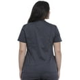 thumbnail image 4 of Cherokee Workwear Revolution Women's Scrubs Top Snap Front V-Neck WW622, 4 of 7