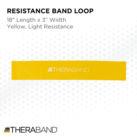 セラバンド TheraBand セラバンドループ イエロー 黄色 シン L 円周90cm トレーニングチューブ エクササイズバンド ループバンド