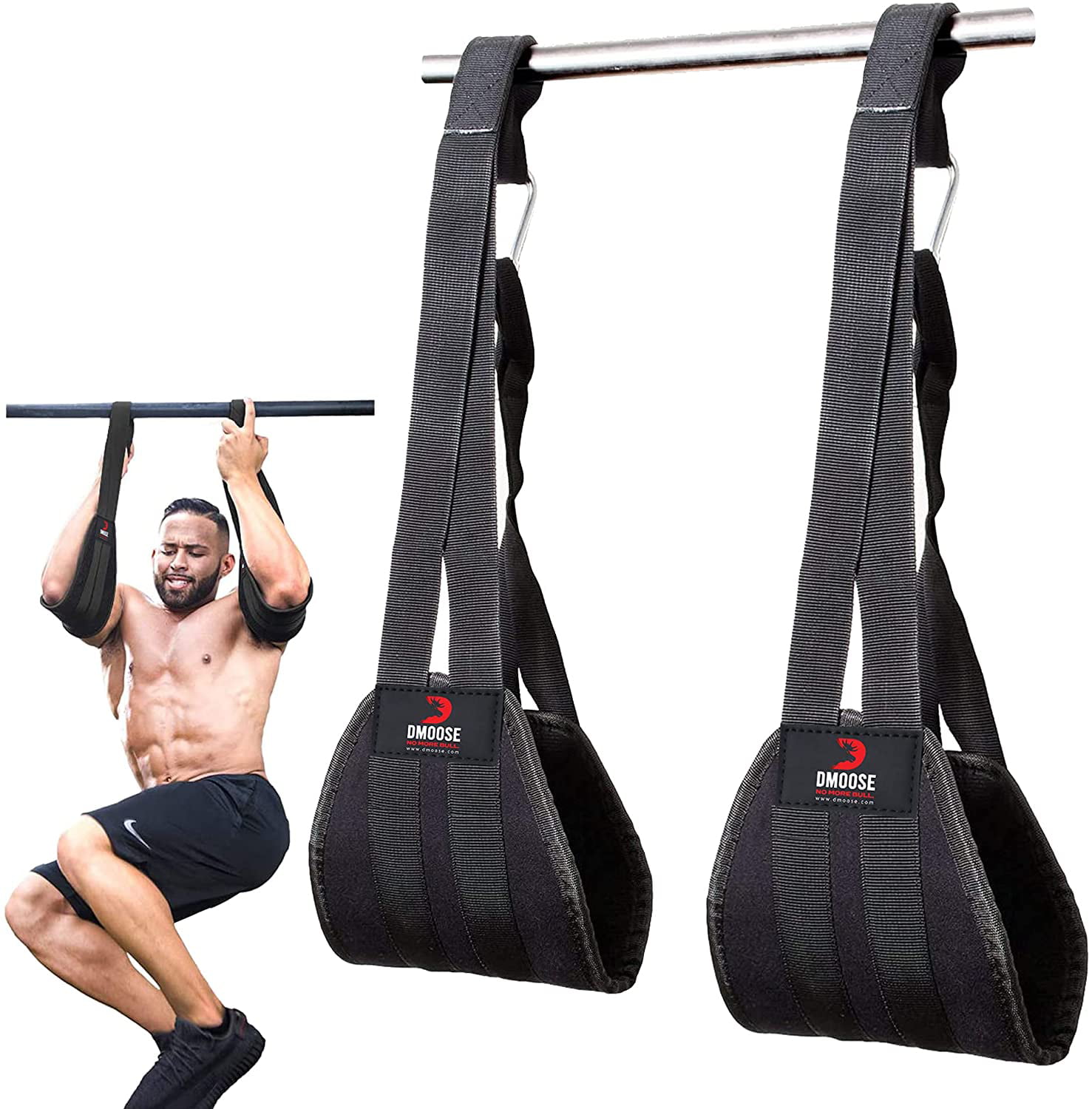 Ab Slings Abdominal Straps Crunch Weight Lifting Door Hanging Gym Ab Trainer 