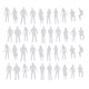 thumbnail image 1 of Figuras de Personas Modelo Sin de 40 Piezas Sunnimix Figura de diorama de simulación, 1 of 8