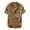 Khaki, variant on TSADFHJI Dress Shirts for Men Cotton Fall Shirts Solid Baggy Linen Color Tops Men's Blouse Cotton T Short Sleeve Retro Men's Blouse M Navy