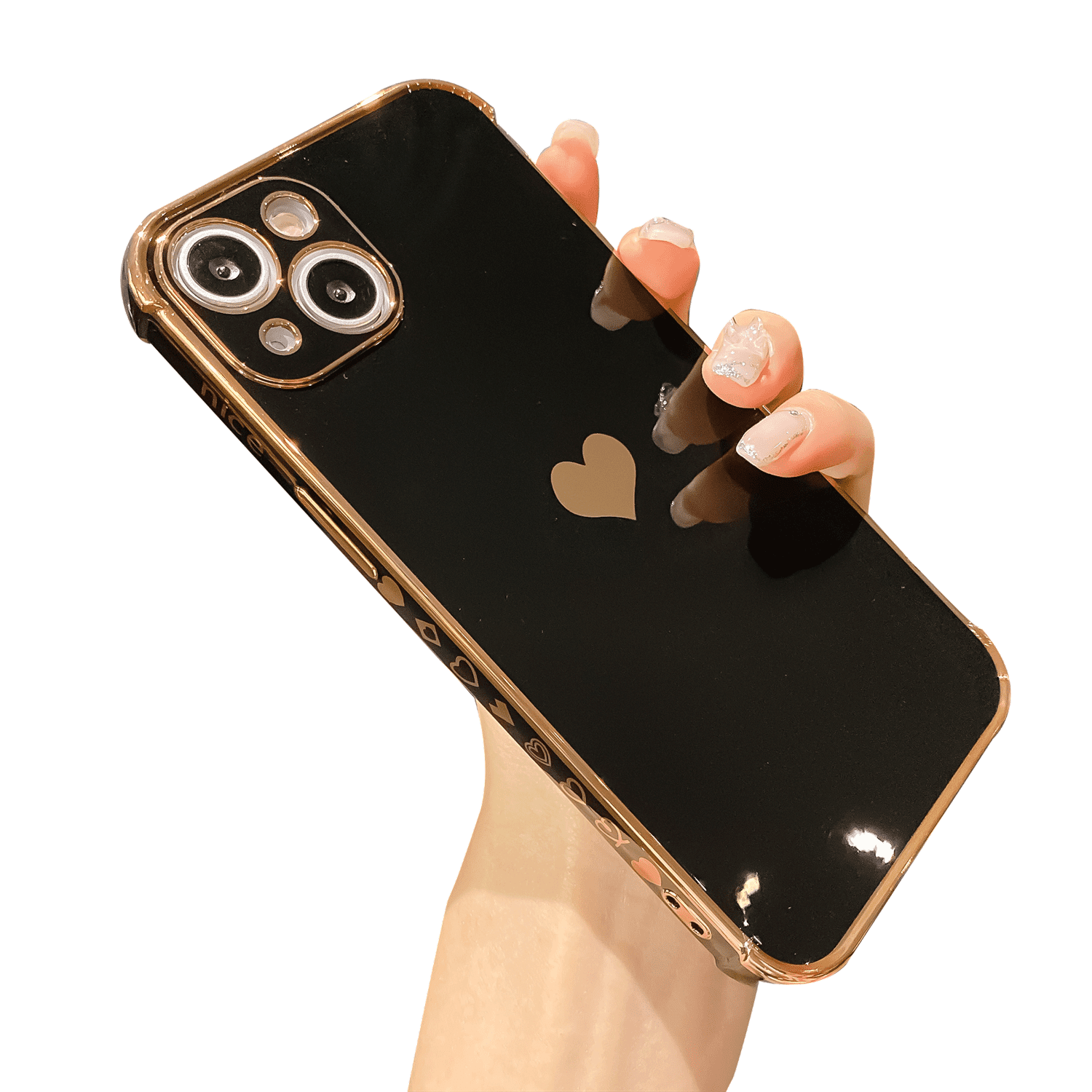 Tzomsze Funda Cuadrada Compatible Con IPhone 15 Plus Transparente, Protección Completa De La Camara Y Esquinas Reforzadas Funda Delgada De Silicona