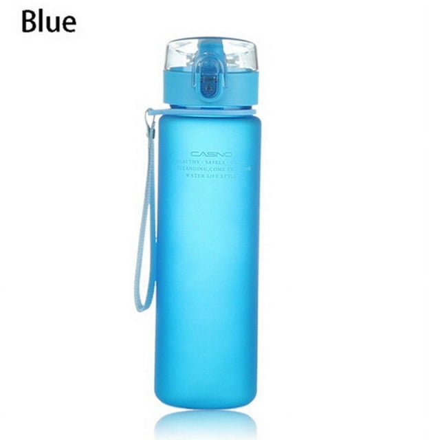 Sports Cup Pure Color Frosted Wear Resistant Plastic Large Capacity Water Glass 400ML / 560ML