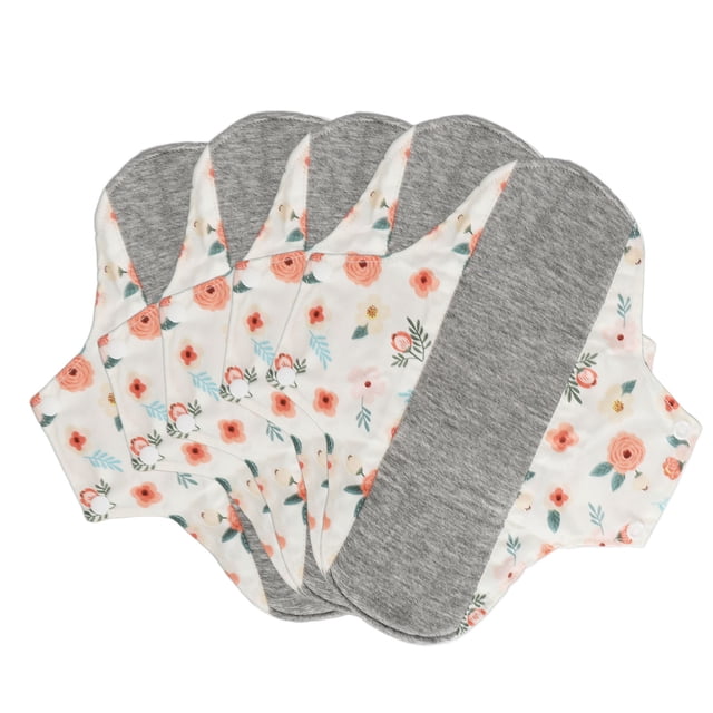 Almohadilla sanitaria ANGGREK almohadilla menstrual suave de alta absorbencia a prueba de fugas 5 piezas