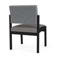 thumbnail image 5 of Lenox Steel Reception Waiting Armless Guest Chair / Black Steel / Gray / Gray, 5 of 5