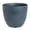 Navy, variant on Root & Vessel Bola Round Planter, Onyx, 11"