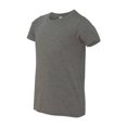 thumbnail image 1 of T-Shirt à Manches Courtes Col Rond pour Jeunes - Tri-Mélange Gris - Moyen, 1 of 1