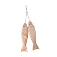 thumbnail image 2 of kowaku Wooden Wall Sculpture Moderns Mediterranean Decorative Beach Theme Wall Hanging Ornament Wood Sculpture Bedroom 31.5x7.5cm, 2 of 9
