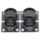 thumbnail image 4 of Bisagras De Cierre Suave, Resistencia A La Corrosión Bisagra De Puerta De Gabinete Estampado De Superficie Chapada En Cobre Que Forma 90 Grados Negro Para Puerta Abatible Hacia, 4 of 7