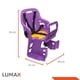 thumbnail image 4 of Silla Asiento Ajustable Portatil para Niños Para Bicicleta violeta, 4 of 4