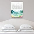 thumbnail image 2 of Bible Verse Canvas Wall Art Mountain Flower Posters Numbers 6 24-26 Prints Painting Pictures For Bedroom Unframed 20×30 in, 2 of 5