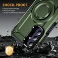 thumbnail image 6 of for Samsung Galaxy A15 Armor Case with Kickstand, Luxury Military-Grade Drop Protection Heavy Duty Magnetic Phone Case, Compatible with MagSafe Accessories, for Samsung Galaxy A15 -Armygreen, 6 of 7