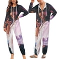 thumbnail image 6 of Selena Quintanilla Womens Mens Hooded Jumpsuit - Zip Up One Piece Pajamas Soft Cozy Winter Warm Plush Loungewear, 6 of 8