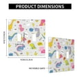 thumbnail image 3 of PAYOHTO Toggle Light Switch Wall Plate Cute Funny Kids Dinosaurs Colorful Double Switch Cover Standard Size 2-Gang 4.50" x 4.5" Unbreakable Polycarbonate Thermoplastic, 3 of 6