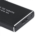 thumbnail image 3 of 2X MSATA To USB 3.0 SSD Enclosure External Hard Drive Disk Box Storage Case Adapter for 30X50mm 30X30mm MSATA SSD, 3 of 7