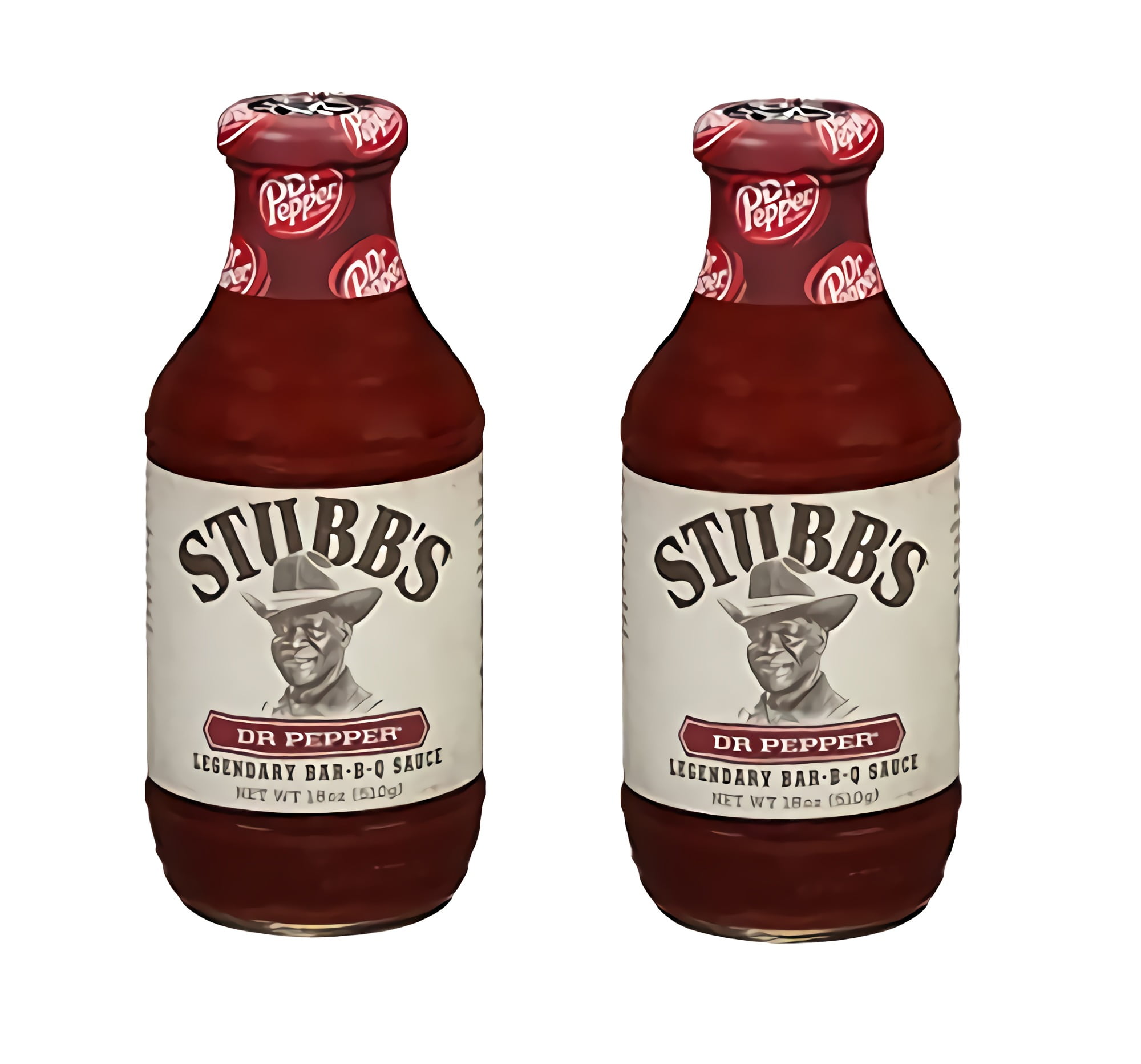 Stubb's Dr. Pepper BBQ Sauce 18 Ounce Pack of 2