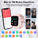 thumbnail image 2 of "Reloj Inteligente Blossom  Mujer, Smartwatch, Llamada, Asistente Voz Rosa ", 2 of 5