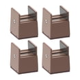 thumbnail image 3 of 4x Elevadores de cama Elevadores de muebles Elevadores de cama con absorción de impactos Bloques elevadores de cama ajustables para sofá Escritorio Altura 50mm, 3 of 8