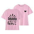 thumbnail image 5 of MANHUJI Girl 5T Clothes Kids T Shirt Baby Girls T Shirt Boys' Short Sleeve Top Parent Child Sentiment Kids Round Neck Short Sleeve T Shirt Toddler Girls Clothes 5T (White,160), 5 of 5