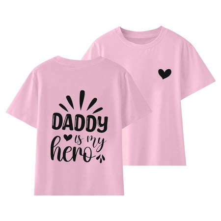 

Otqutp Baby Xmas Blouse Kids T Shirt Little Girls T Shirt Boys Short Sleeve Top Parent Child Sentiment Kids Round Neck Short Sleeve T Shirt