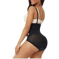 thumbnail image 2 of Women's Tummy Control Butt Lifter Seamless Shapewear Stretchy Open Bust Black Bodysuit XL/2XL, 2 of 8