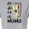 thumbnail image 3 of Avatar: The Last Airbender - Momo cute - Juniors Cropped Cotton Blend T-Shirt, 3 of 5