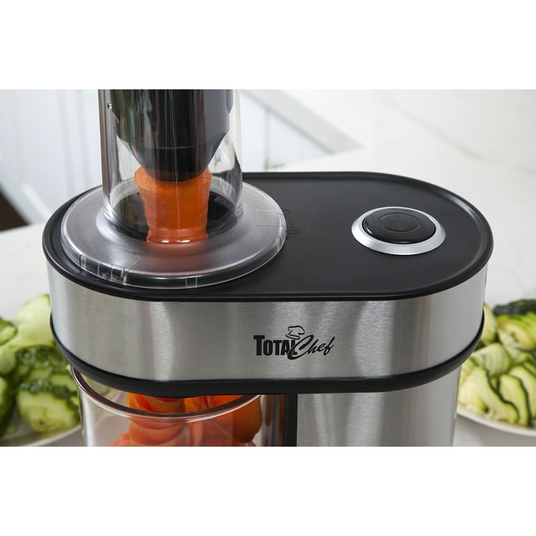 Total Chef 3-in-1 Automatic Electric Vegetable Spiralizer and