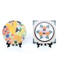 thumbnail image 4 of Small Plastic Display Rack Creative Gift Ceramic Coaster Accessories Display Stand Holders Triangle Bracket Decor Display Rack, 4 of 5