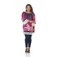 thumbnail image 2 of White Mark PS803-30-2XL Plus Lenora Dress, Navy - 2XL, 2 of 6