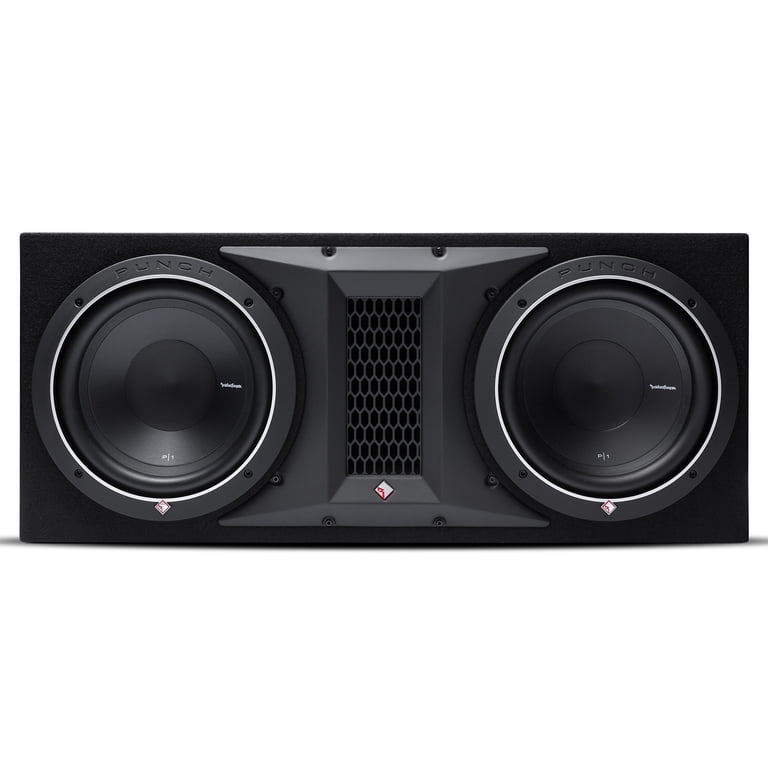 Rockford Fosgate Punch 1000W 2 Ohm Subwoofers P1-2X10, Enclosed