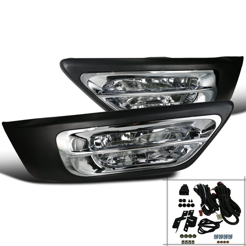 SpecD Tuning Clear Lens Fog Lights + HB4(9006) Bulbs + Switch Included