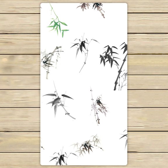 ZKGK Bamboo Hand Towel Bath Towels Beach Towel For Home Outdoor Travel Use Size 30x56 Inches