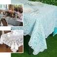 thumbnail image 5 of Efavormart 60"x108" Premium Lace White Rectangular Oblong Tablecloth For Banquet Party Wedding Event Home Decoration, 5 of 11