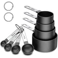 thumbnail image 1 of Measuring Cups And Spoons Set, 8 Piece Stackable Stainless Steel Handle Accurate Tablespoon For Measuring Dry And Liquid Ingredients Small Teaspoon Wi, 1 of 3