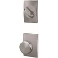 thumbnail image 4 of Schlage Fc59-Swa-Cen Custom Single Cylinder Keyed Entry Interior Only Pack - Black, 4 of 7