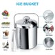 thumbnail image 3 of Double-Walled Ice Bucket with Lid, Stainless Steel, 1.3 Liter, 3 of 5
