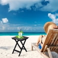 thumbnail image 2 of Patio Small End Table Side Coffee Folding Adirondack Wood Outdoor Pool, 2 of 9