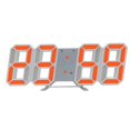 thumbnail image 2 of 3d Led Digital Clock Wall Deco Glowing Night Mode Adjastable Electronic Table Clock Wall Clock Decoration Living Room Led Clock, 2 of 5