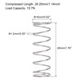 thumbnail image 3 of Unique Bargains 16mmx1.2mmx45mm 304 Stainless Steel Compression Spring 15.7N Load Capacity 5 pcs, 3 of 5