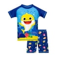 thumbnail image 1 of Baby Shark Boys Yellow Fin Swim Set Blue Sizes 18M-6, 1 of 3