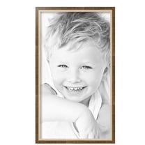 ArtToFrames 14" x 25" Taupe with Silver Lip Picture Frame, 14x25 inch Multi Wood Poster Frame (WOM-4986),  Pack