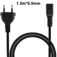 thumbnail image 2 of Cable de alimentación El Cable adaptador de corriente alterna con sufijo de dos núcleos es adecuado para impresora/, 2 of 5