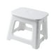 thumbnail image 4 of Taburete plegable, taburete de baño, taburete con reposapiés, taburete pequeño antideslizante portátil para niños 23cmx18cmx20cm, 4 of 9