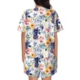 thumbnail image 3 of Xecao Lilies Flowers print Swimsuit for women, Summer-ready, sporty style.Quick-dry fabric. Many sizes & colors., 3 of 9